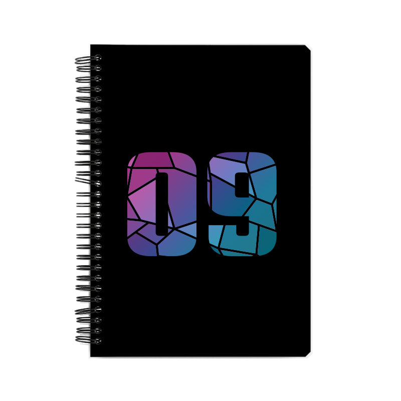 09 Number Notebook (Black)