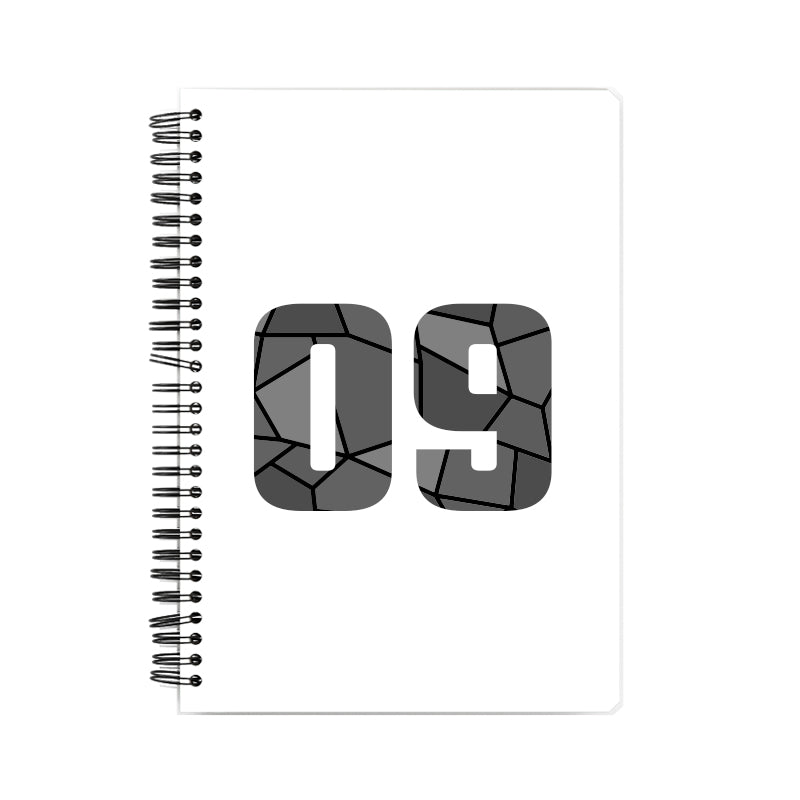 09 Number Notebook (White)