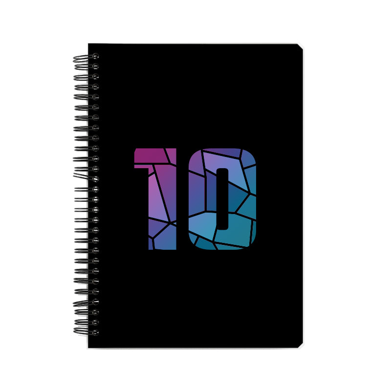 10 Number Notebook (Black)