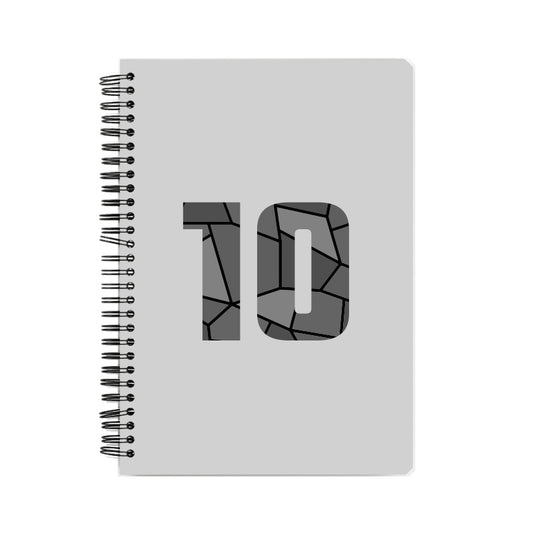 10 Number Notebook (Melange Grey)