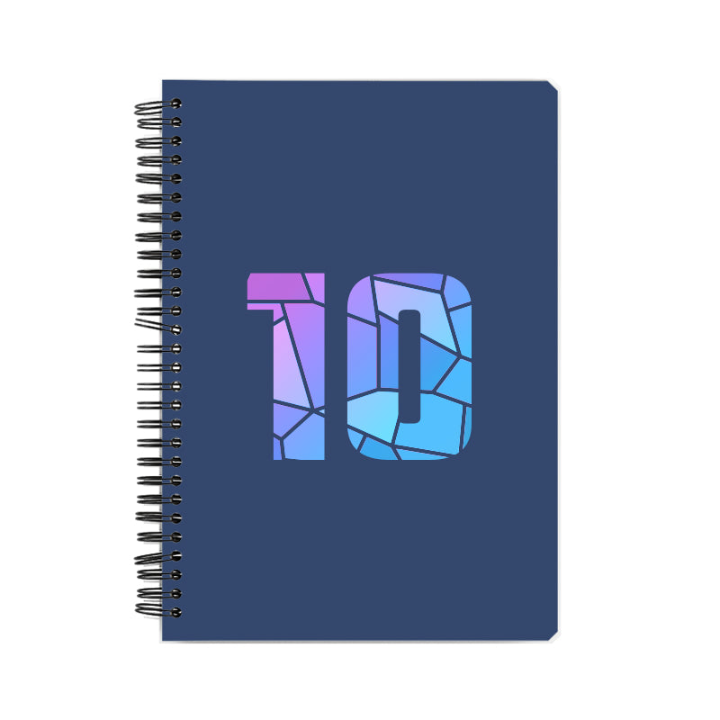 10 Number Notebook (Navy Blue)