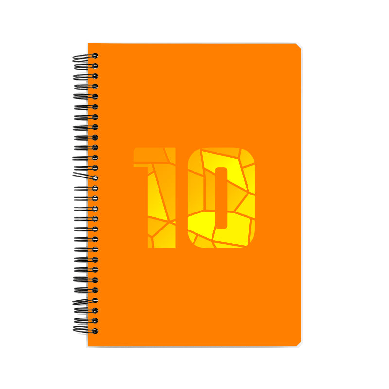 10 Number Notebook (Orange)