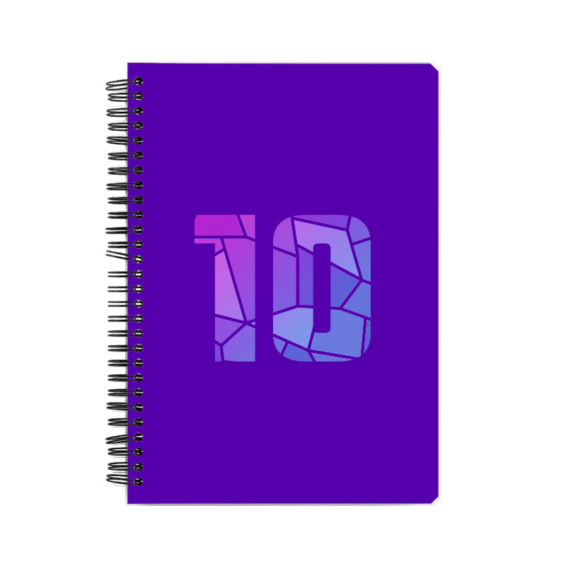 10 Number Notebook (Purple)