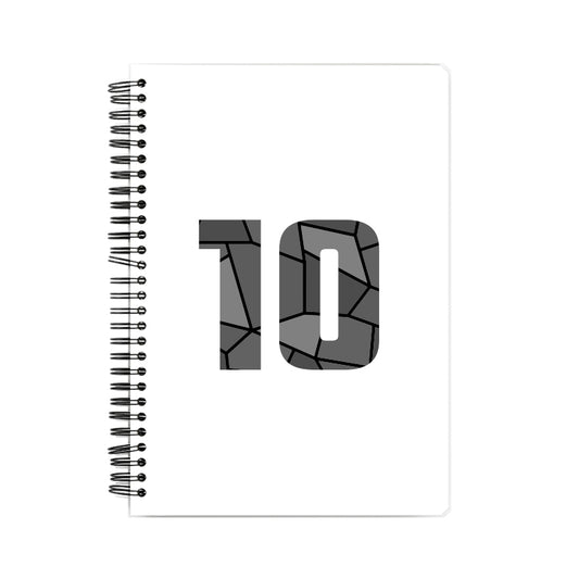 10 Number Notebook (White)