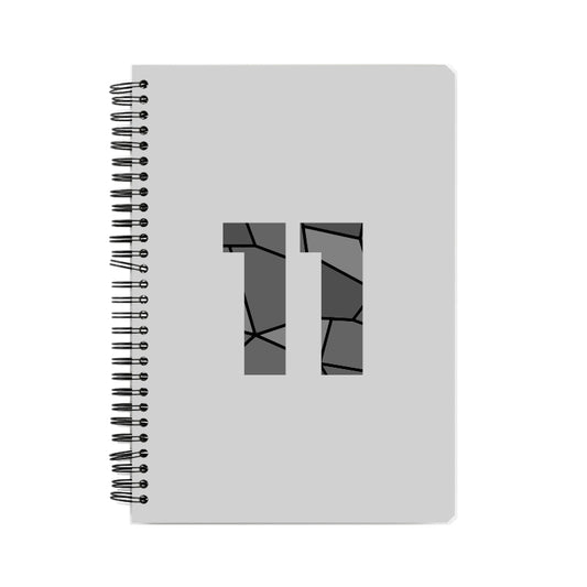 11 Number Notebook (Melange Grey)