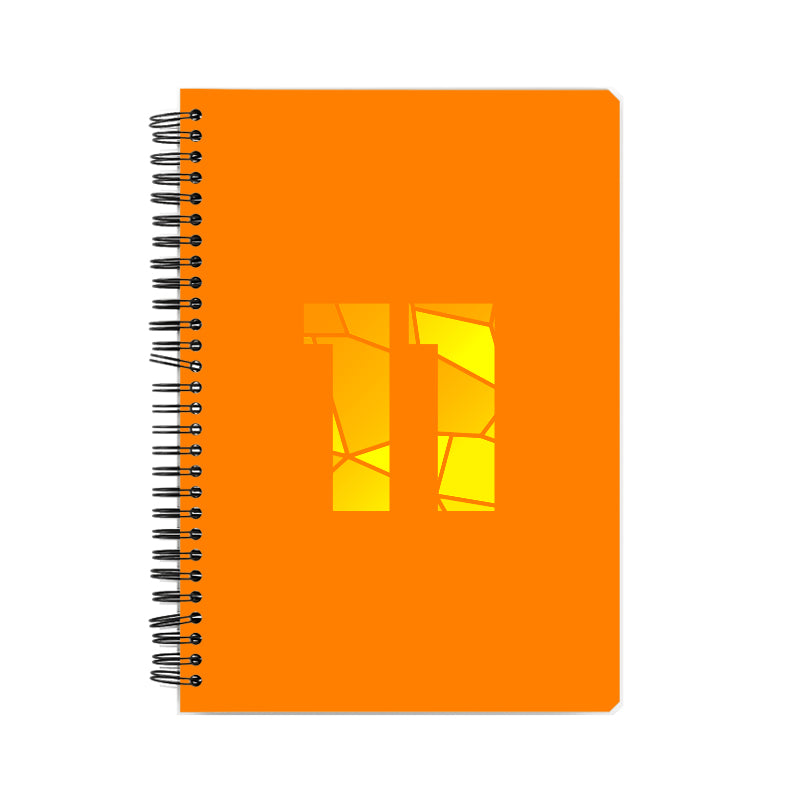 11 Number Notebook (Orange)