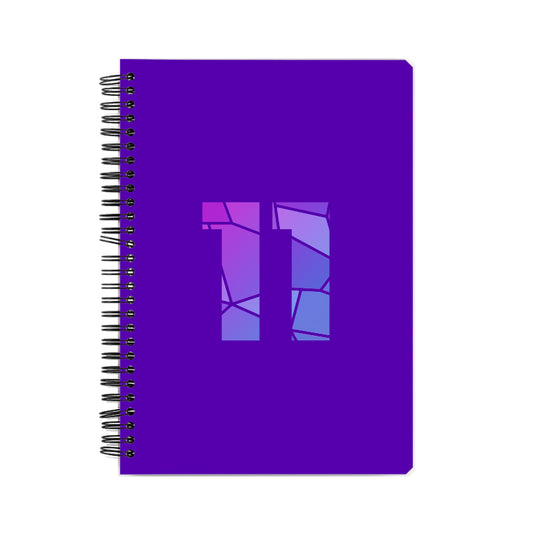 11 Number Notebook (Purple)