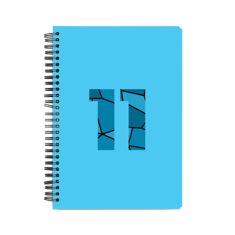 11 Number Notebook (Sky Blue)