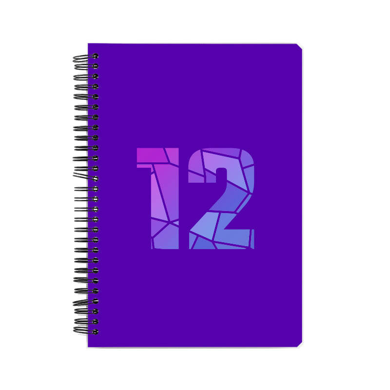 12 Number Notebook (Purple)