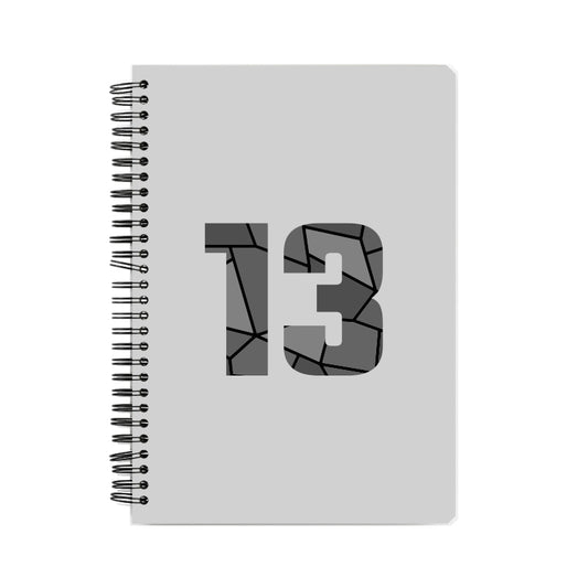 13 Number Notebook (Melange Grey)