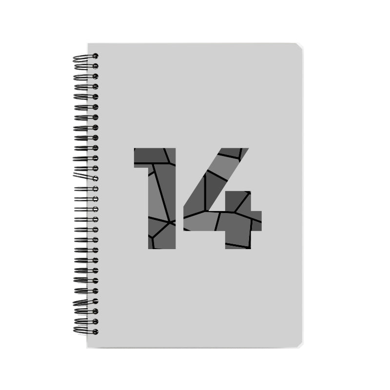 14 Number Notebook (Melange Grey)