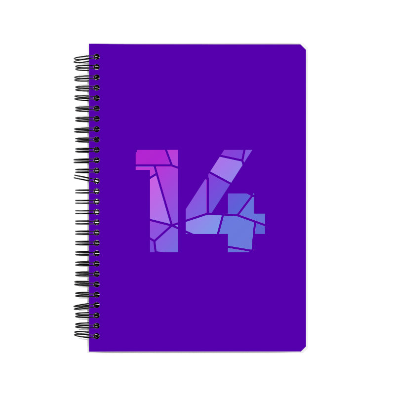 14 Number Notebook (Purple)