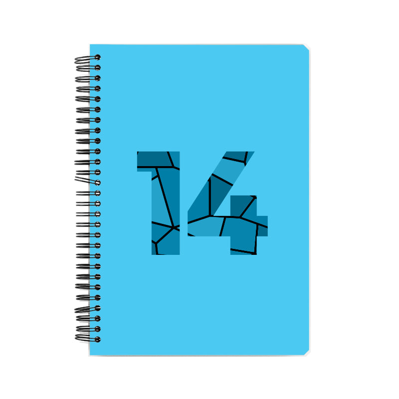 14 Number Notebook (Sky Blue)