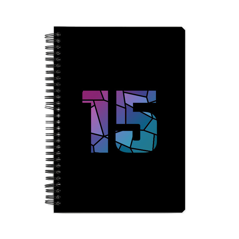 15 Number Notebook (Black)