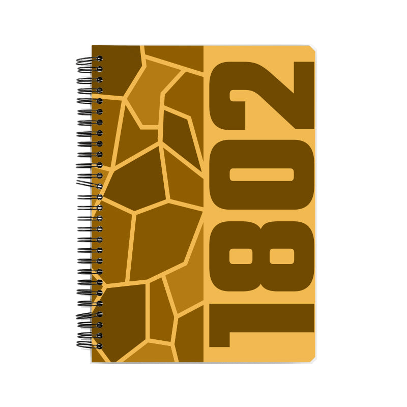 1802 Year Notebook (Golden Yellow)