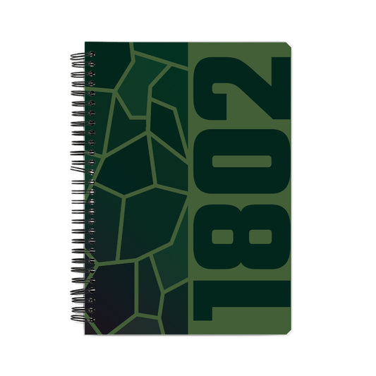 1802 Year Notebook (Olive Green)