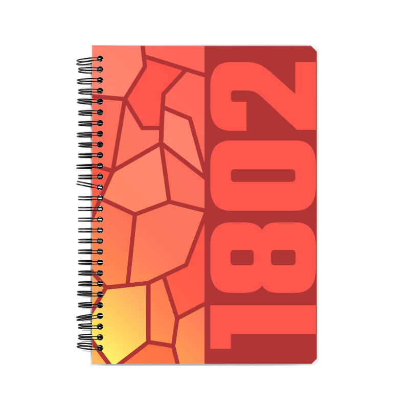 1802 Year Notebook (Red)