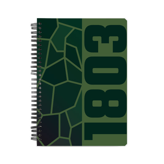 1803 Year Notebook (Olive Green)