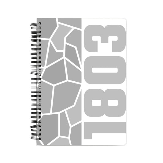 1803 Year Notebook (White)