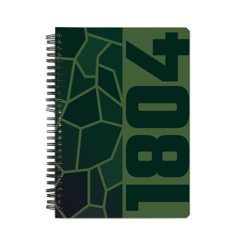 1804 Year Notebook (Olive Green)