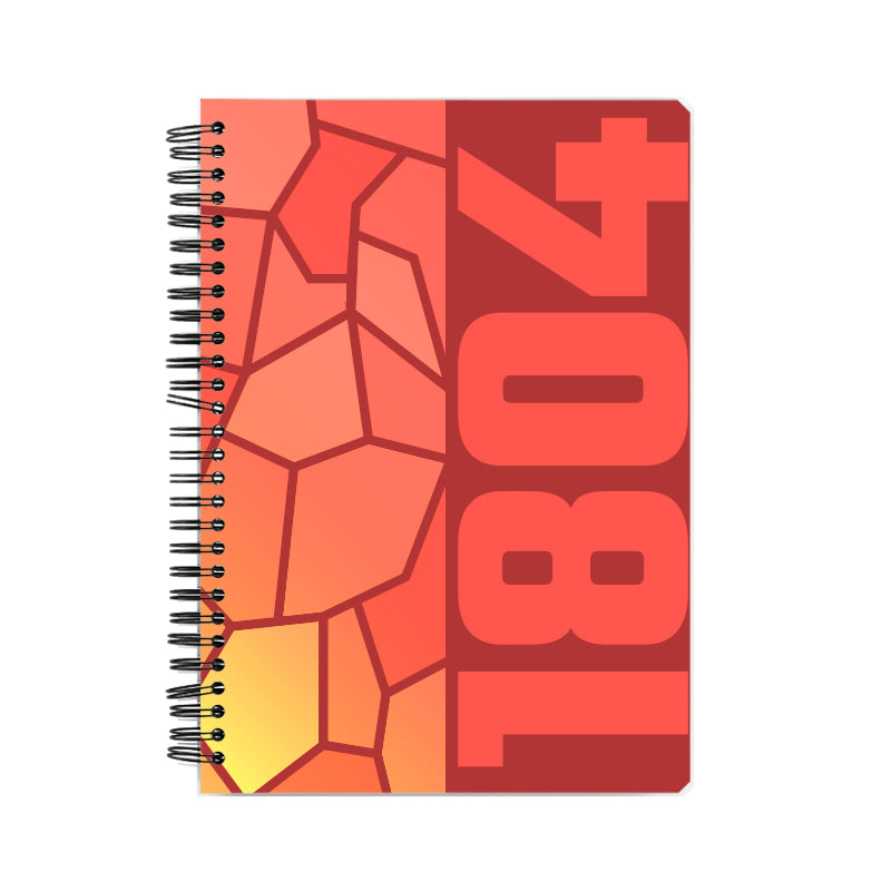 1804 Year Notebook (Red)