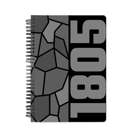 1805 Year Notebook (Black)