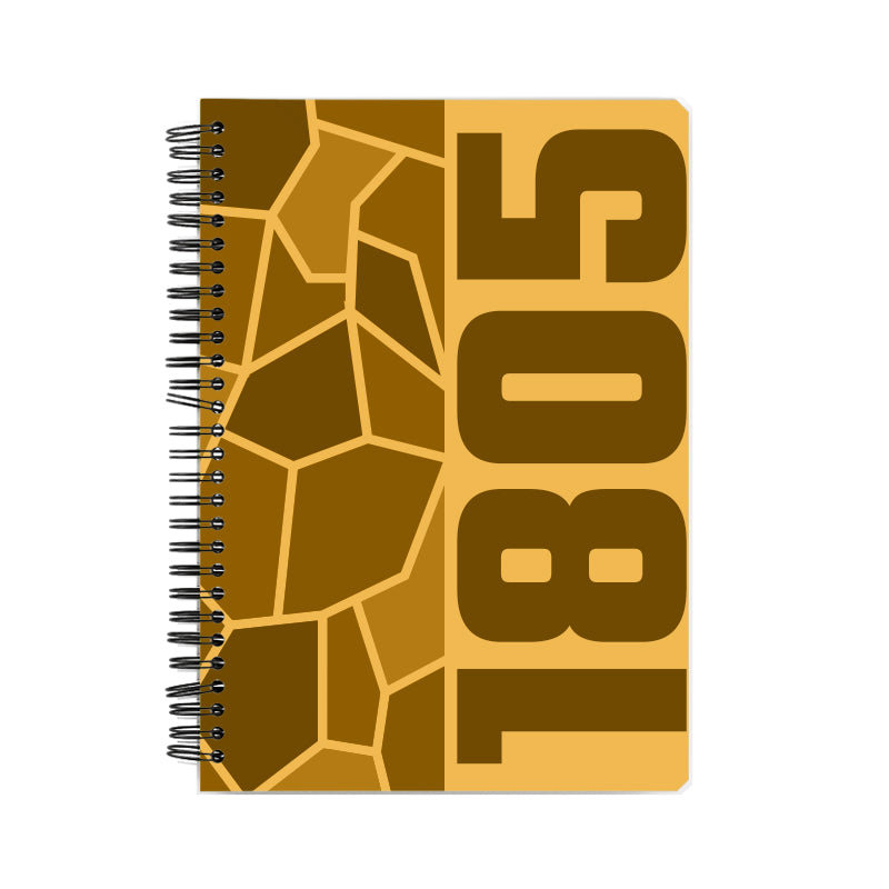 1805 Year Notebook (Golden Yellow)