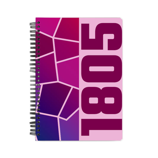 1805 Year Notebook (Light Pink)