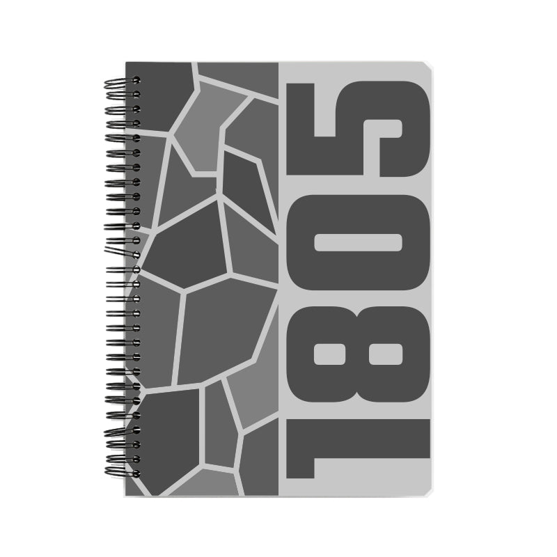 1805 Year Notebook (Melange Grey)