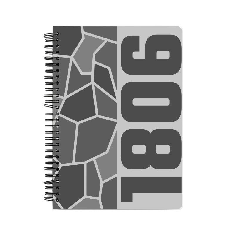 1806 Year Notebook (Melange Grey)