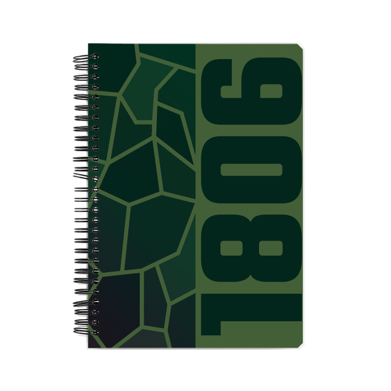 1806 Year Notebook (Olive Green)