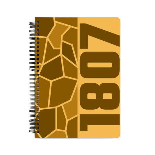 1807 Year Notebook (Golden Yellow)