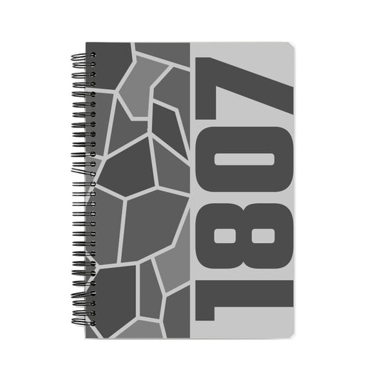 1807 Year Notebook (Melange Grey)