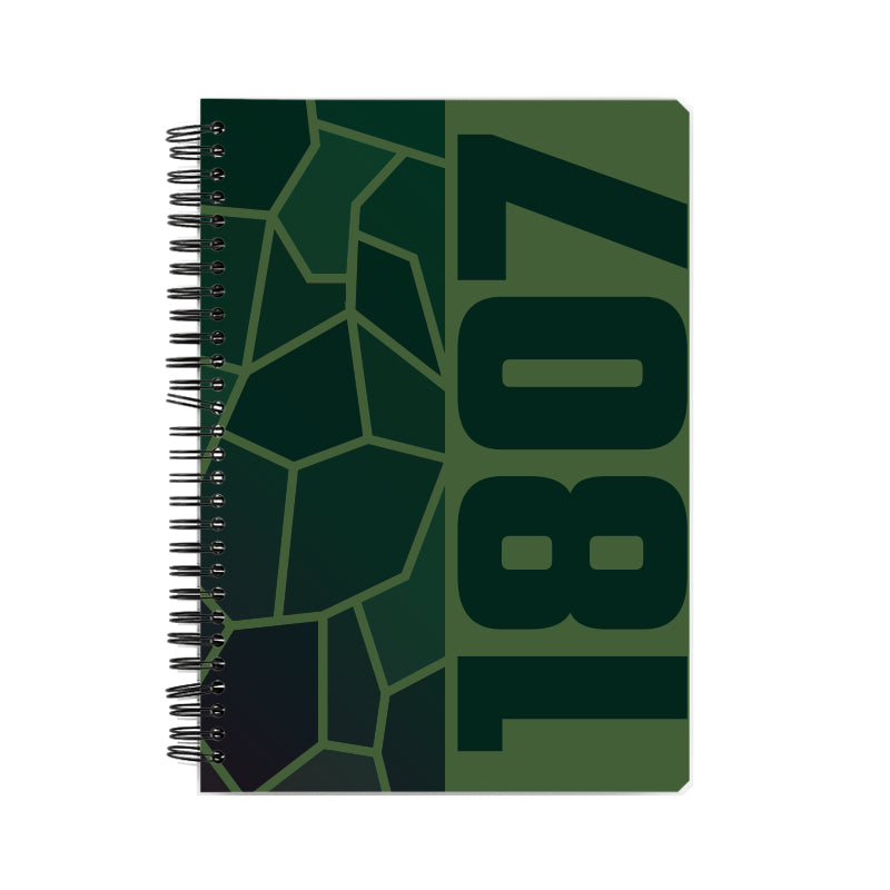 1807 Year Notebook (Olive Green)