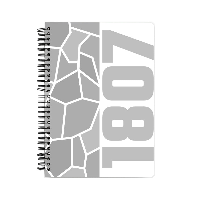 1807 Year Notebook (White)