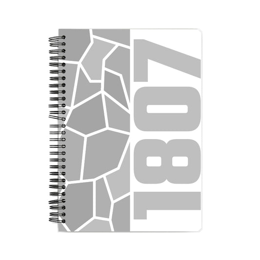 1807 Year Notebook (White)