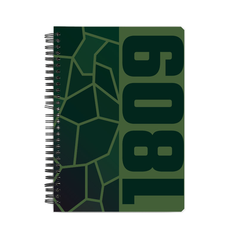 1809 Year Notebook (Olive Green)