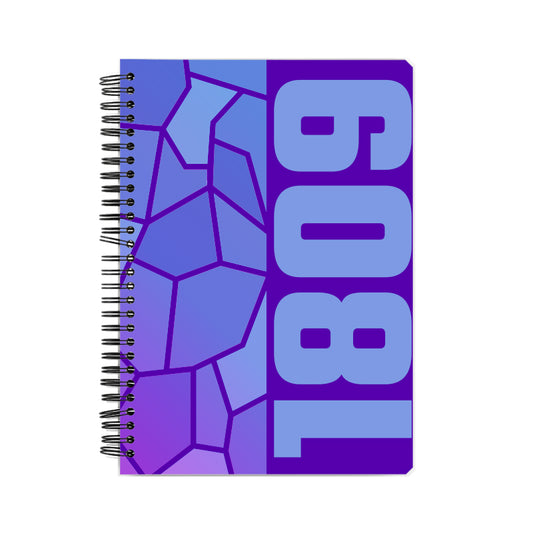 1809 Year Notebook (Purple)