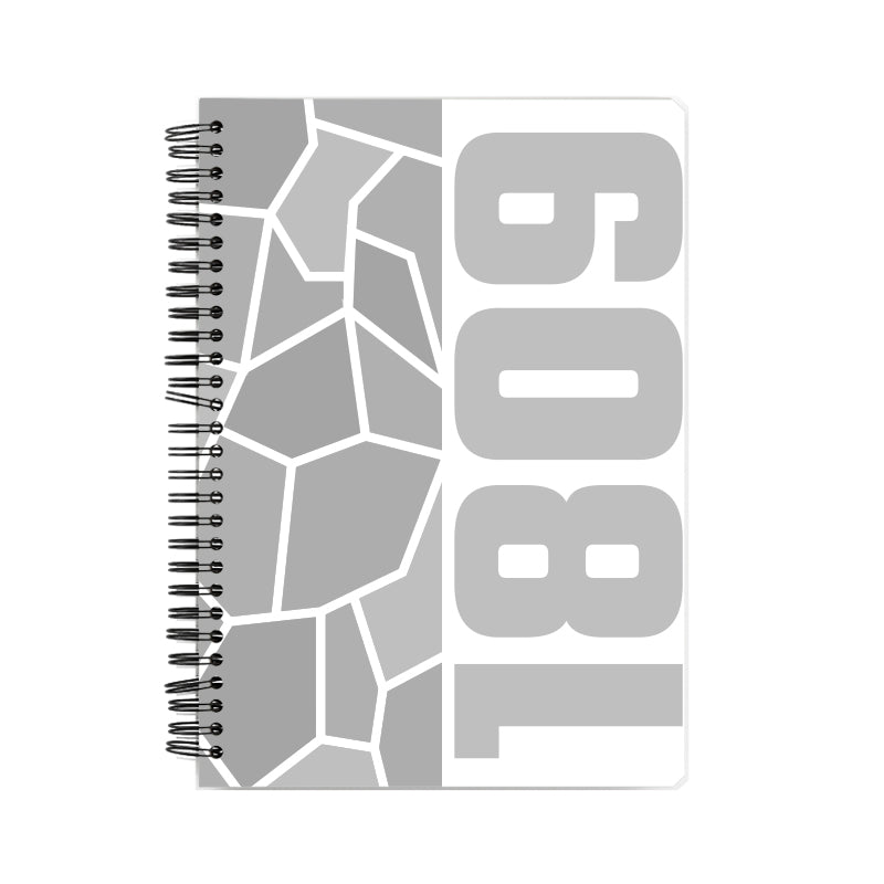 1809 Year Notebook (White)