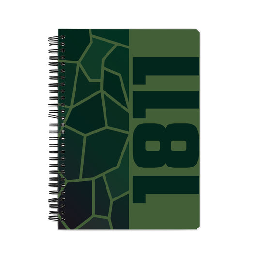 1811 Year Notebook (Olive Green)