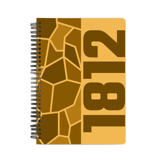 1812 Year Notebook (Golden Yellow)