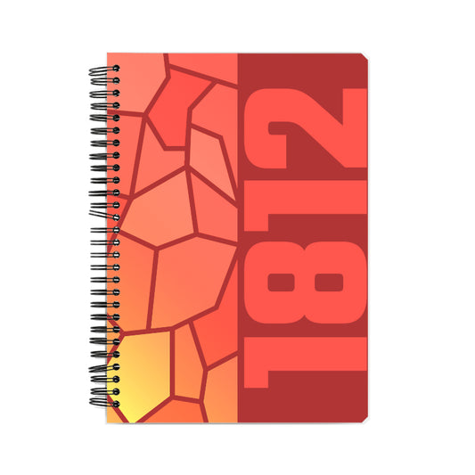 1812 Year Notebook (Red)