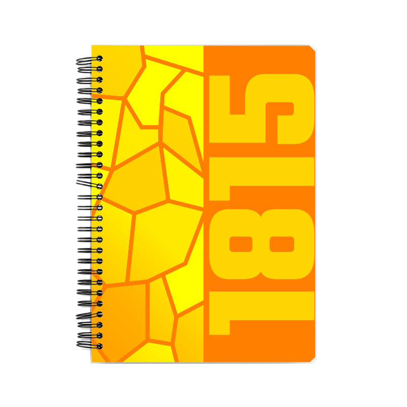 1815 Year Notebook (Orange)