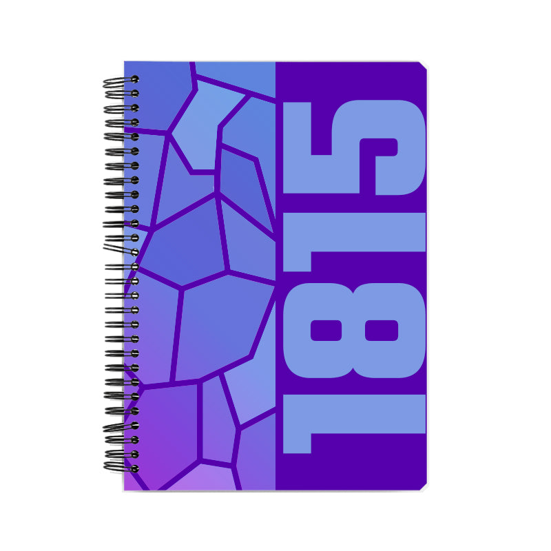 1815 Year Notebook (Purple)