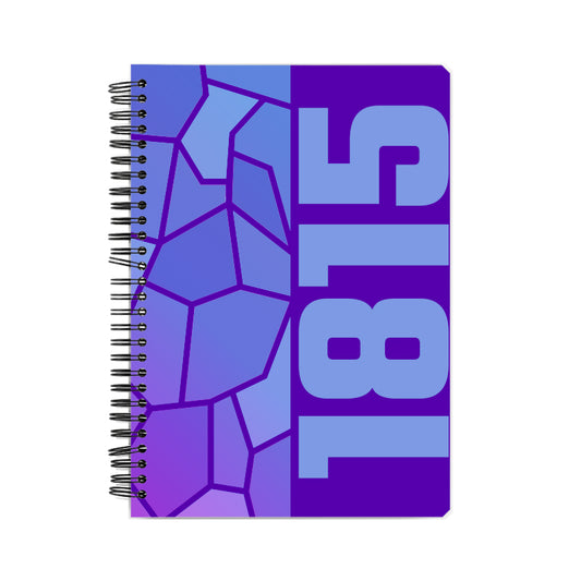 1815 Year Notebook (Purple)