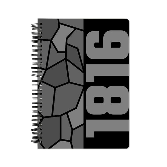 1816 Year Notebook (Black)