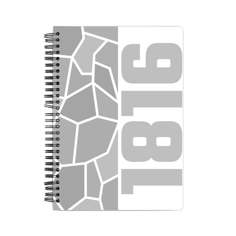 1816 Year Notebook (White)