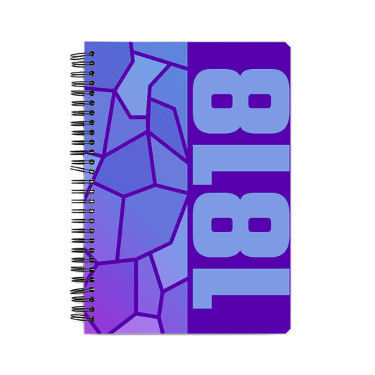 1818 Year Notebook (Purple)