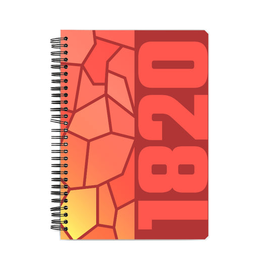 1820 Year Notebook (Red)