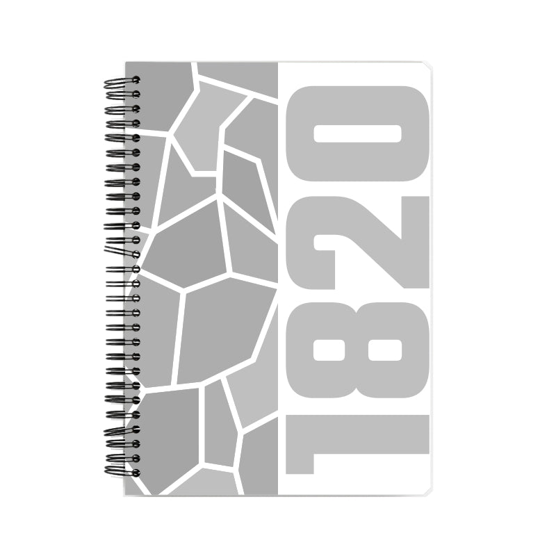 1820 Year Notebook (White)